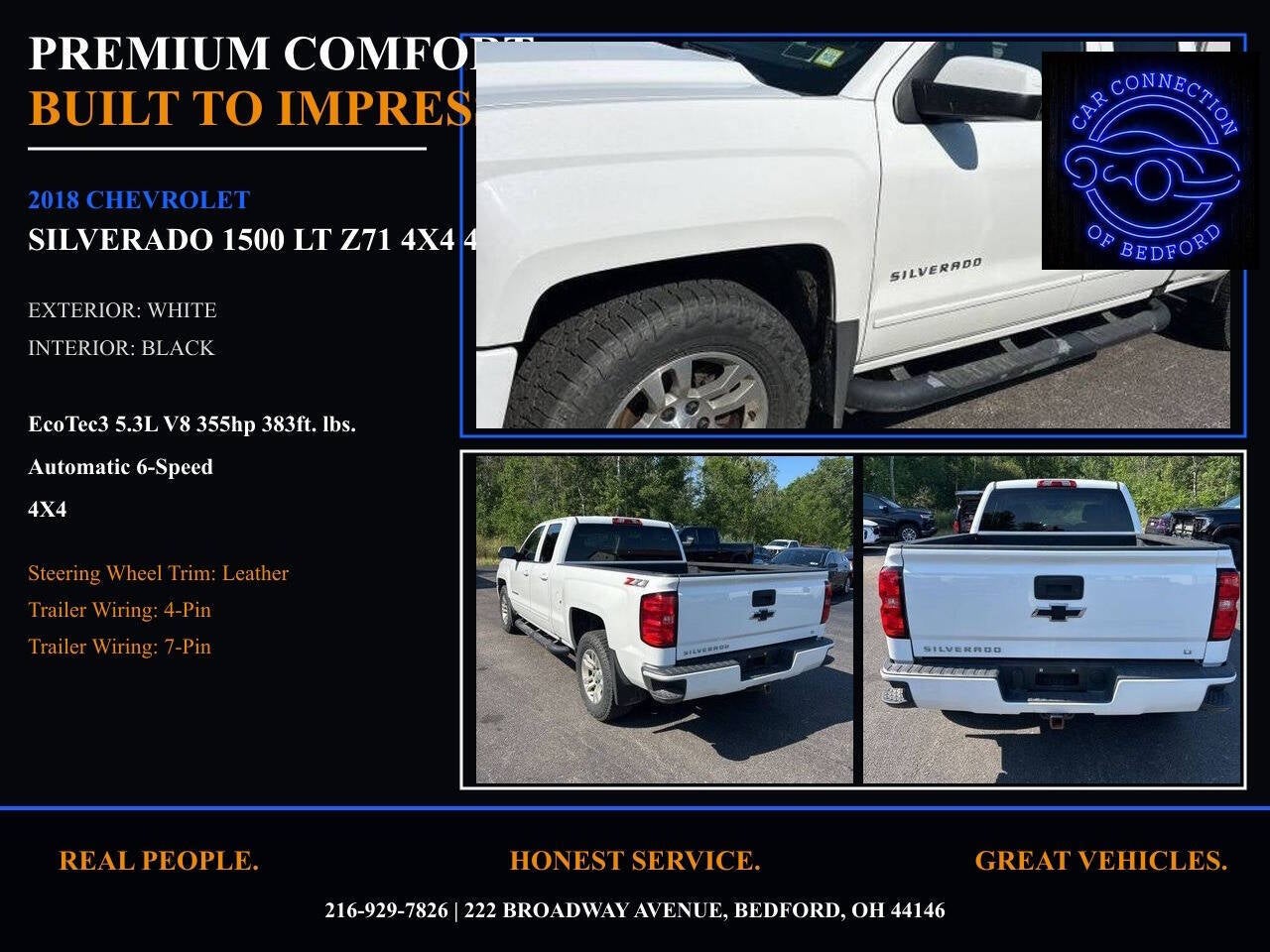 2018 Chevrolet Silverado 1500 LT Z71 4x4 4dr Double Cab 6.5 ft. SB