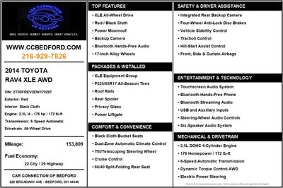 2014 Toyota RAV4 XLE AWD 4dr SUV