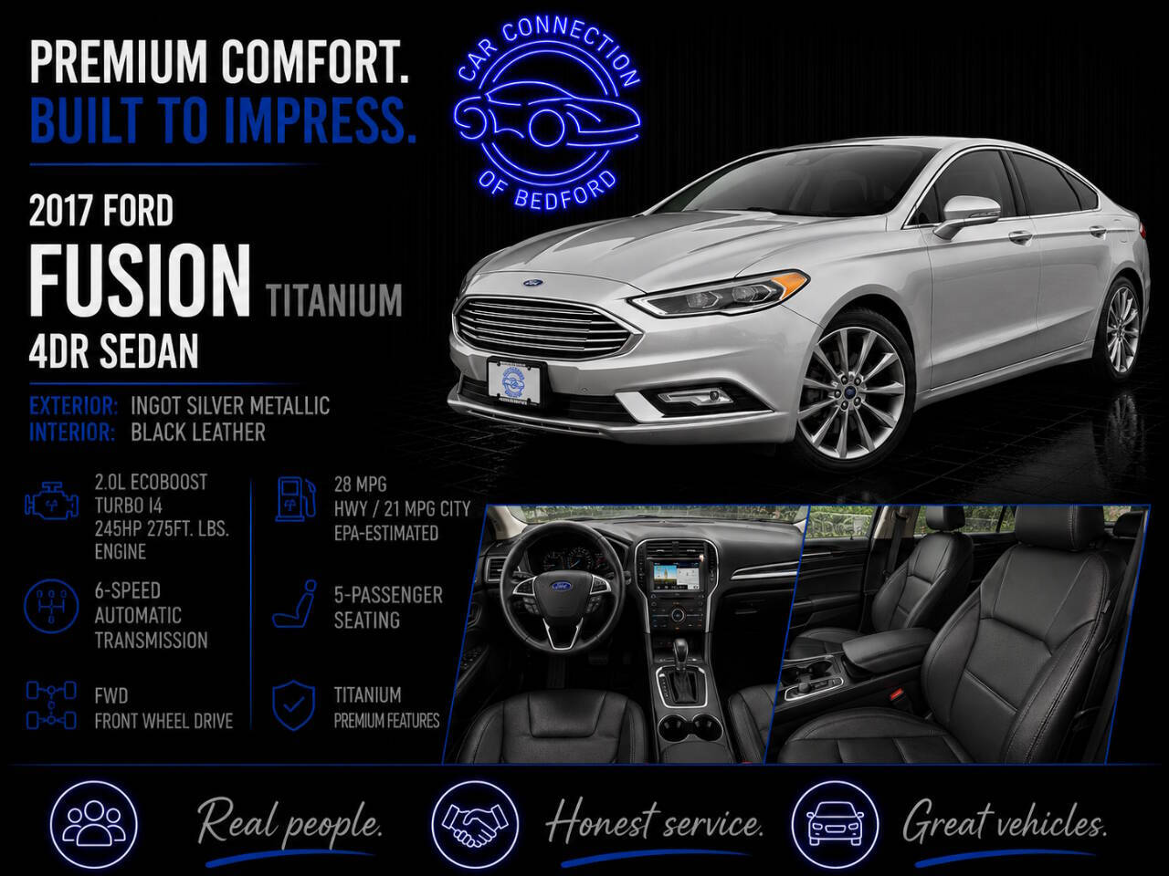 2017 Ford Fusion Titanium 4dr Sedan