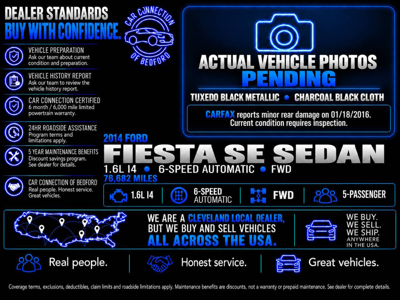 2014 Ford Fiesta SE 4dr Sedan