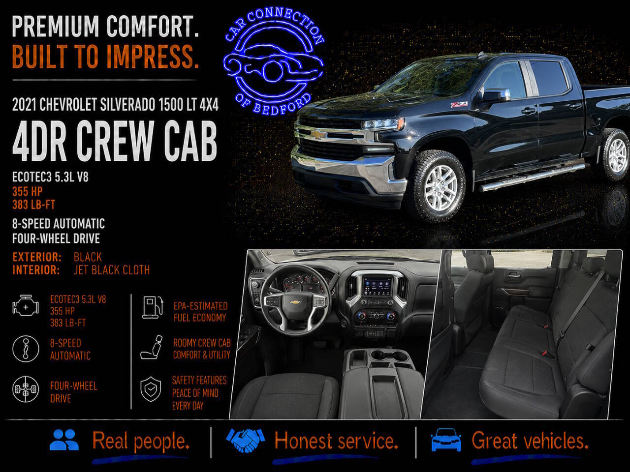 2021 Chevrolet Silverado 1500 LT 4x4 4dr Crew Cab 5.8 ft. SB w/1LT