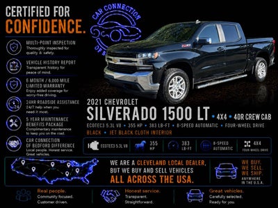 2021 Chevrolet Silverado 1500 LT 4x4 4dr Crew Cab 5.8 ft. SB w/1LT