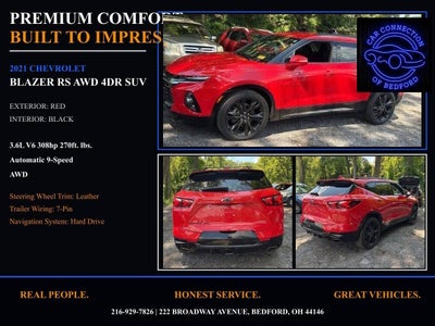 2021 Chevrolet Blazer RS AWD 4dr SUV