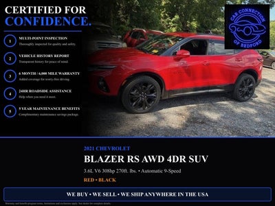 2021 Chevrolet Blazer RS AWD 4dr SUV
