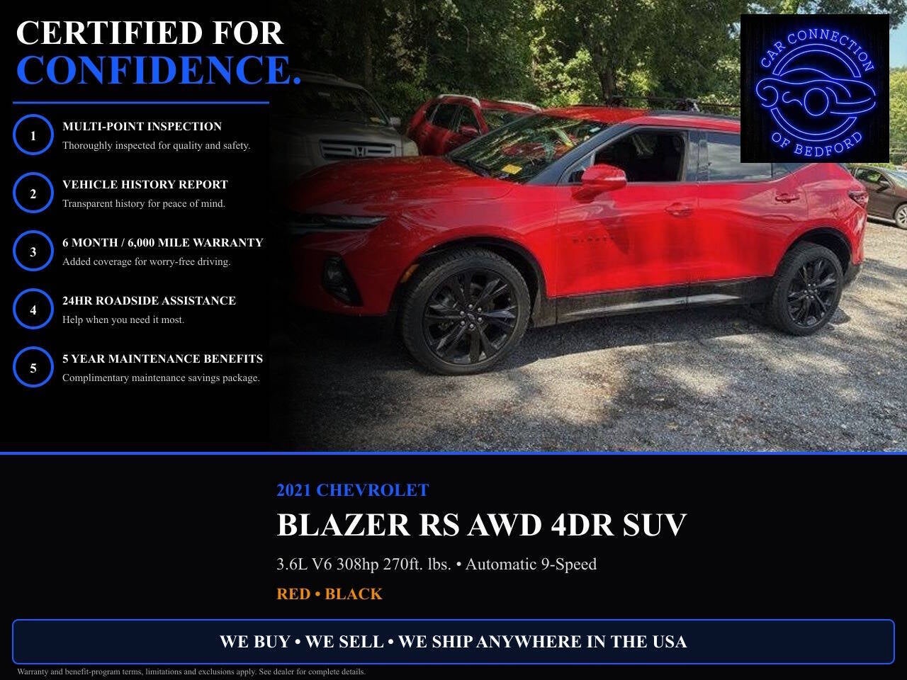 2021 Chevrolet Blazer RS AWD 4dr SUV