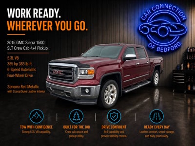 2015 GMC Sierra 1500 SLT 4x4 4dr Crew Cab 5.8 ft. SB