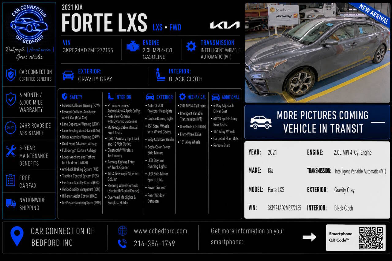 2021 Kia Forte LXS 4dr Sedan