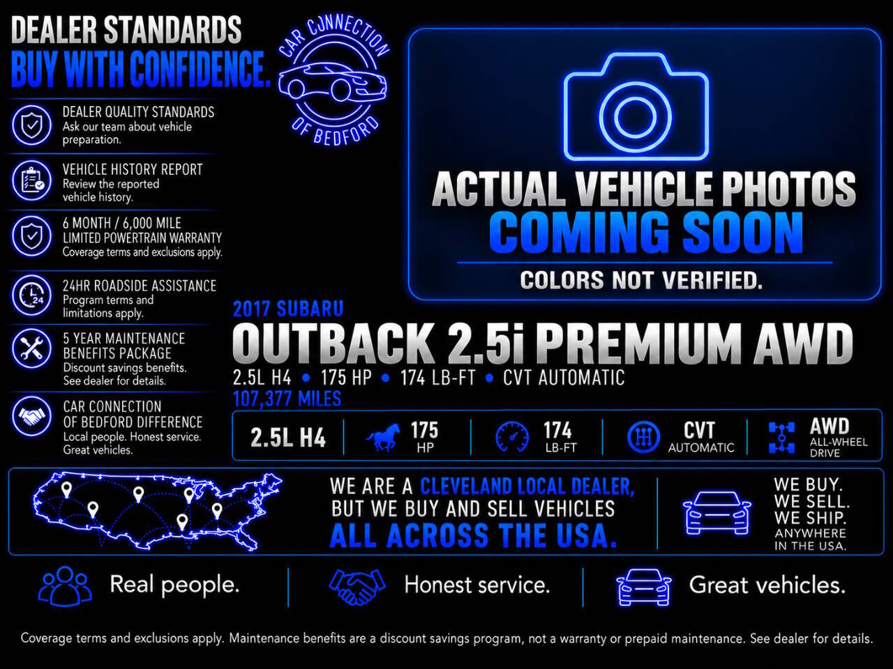 2017 Subaru Outback 2.5i Premium AWD 4dr Wagon