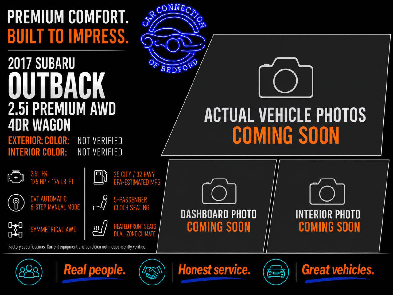 2017 Subaru Outback 2.5i Premium AWD 4dr Wagon