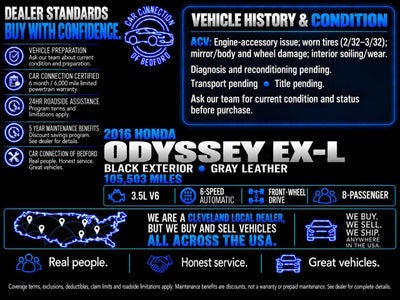 2016 Honda Odyssey EX L 4dr Mini Van