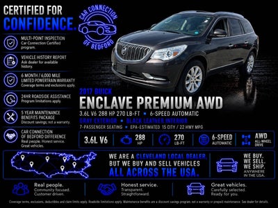 2017 Buick Enclave Premium AWD 4dr Crossover