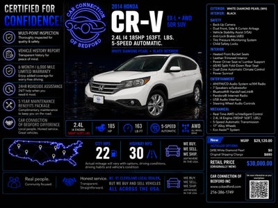 2014 Honda CR-V EX L AWD 4dr SUV