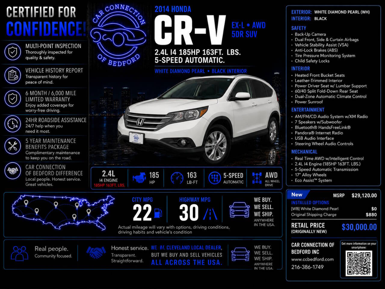 2014 Honda CR-V EX L AWD 4dr SUV