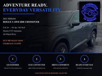 2021 Nissan Rogue S AWD 4dr Crossover