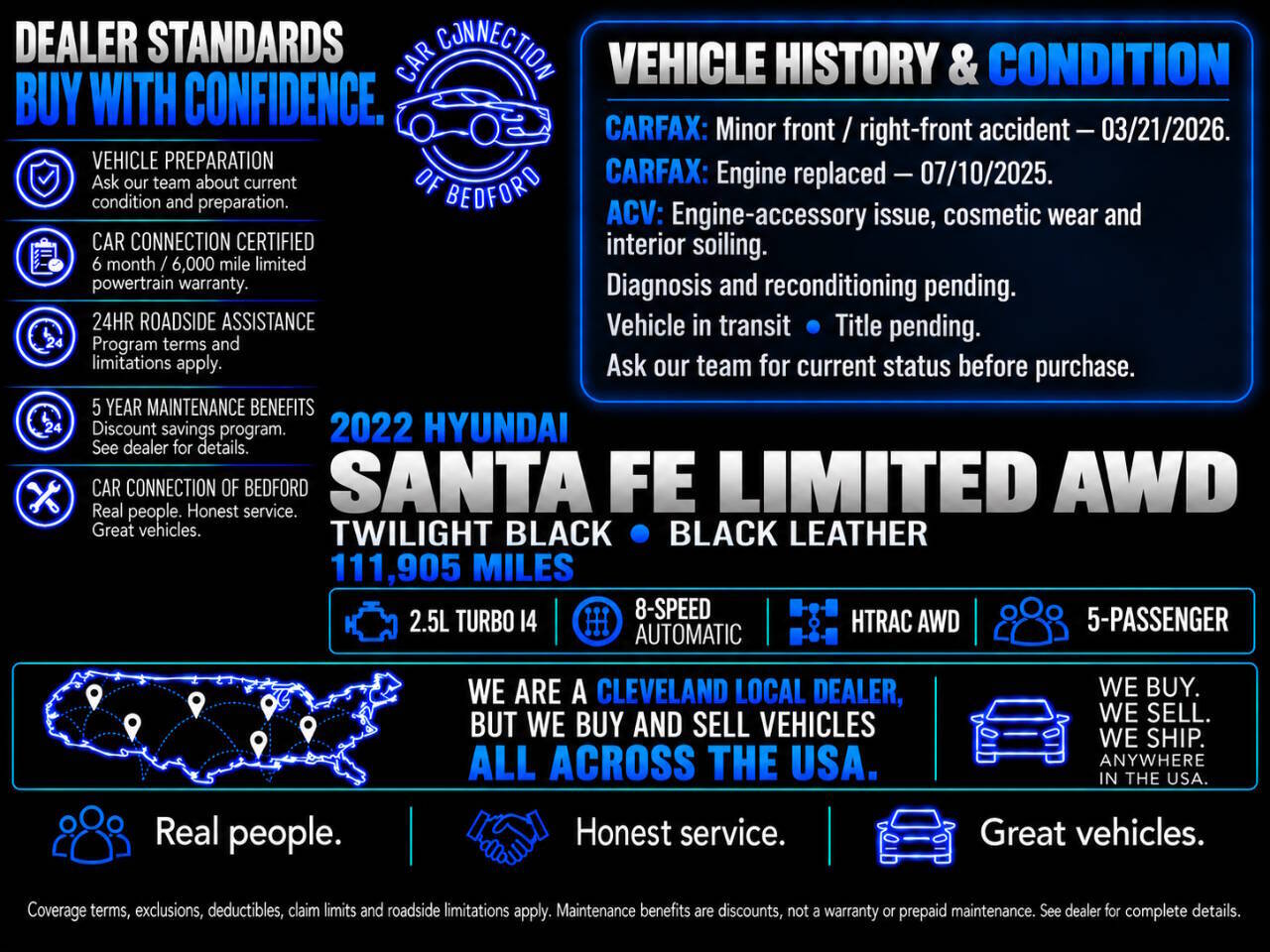 2022 Hyundai Santa Fe Limited AWD 4dr Crossover