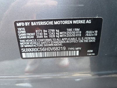 2017 BMW X5 xDrive35i AWD 4dr SUV