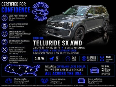 2020 Kia Telluride SX AWD 4dr SUV