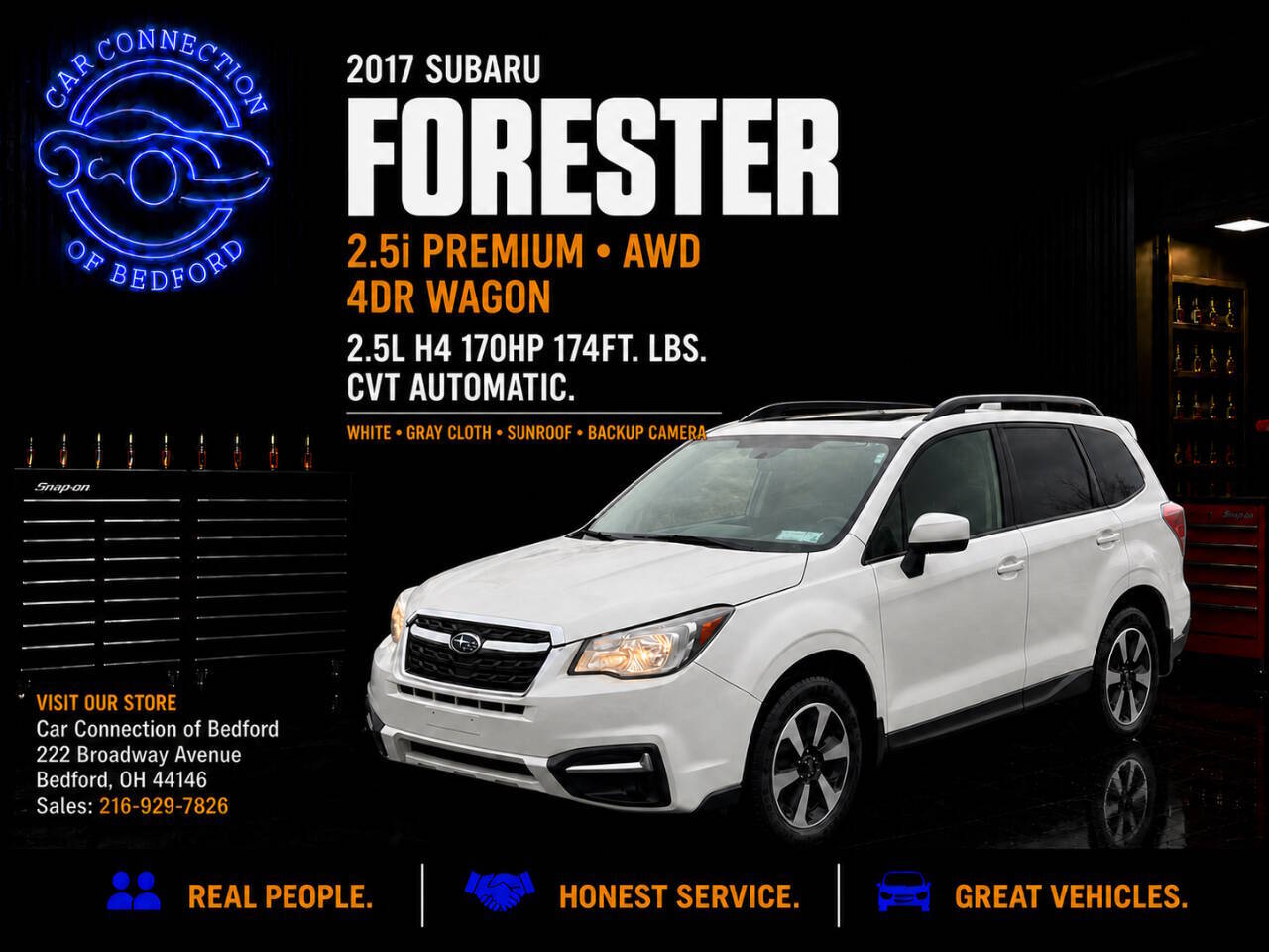 2017 Subaru Forester 2.5i Premium AWD 4dr Wagon CVT