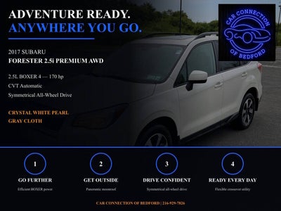 2017 Subaru Forester 2.5i Premium AWD 4dr Wagon CVT