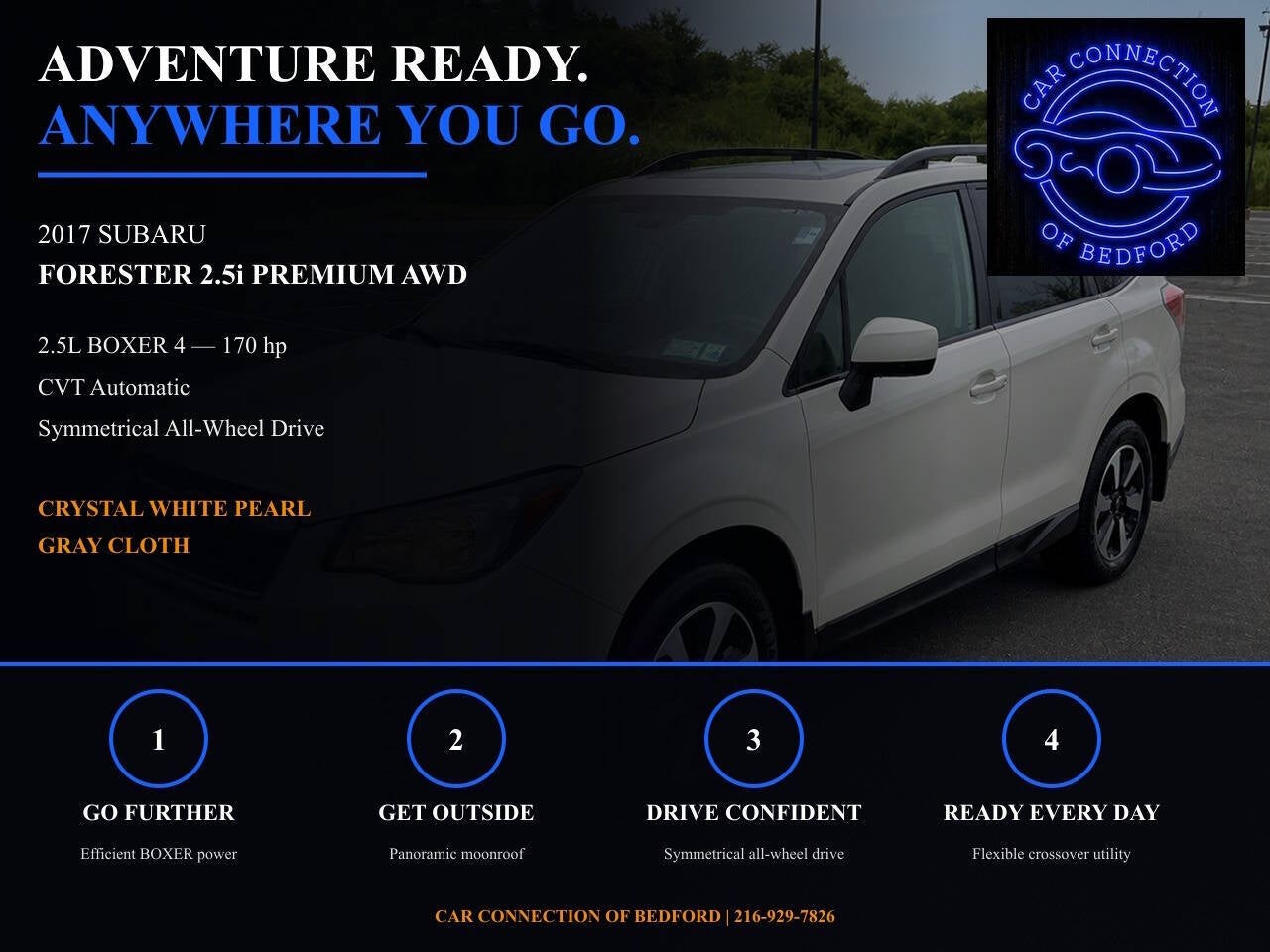 2017 Subaru Forester 2.5i Premium AWD 4dr Wagon CVT