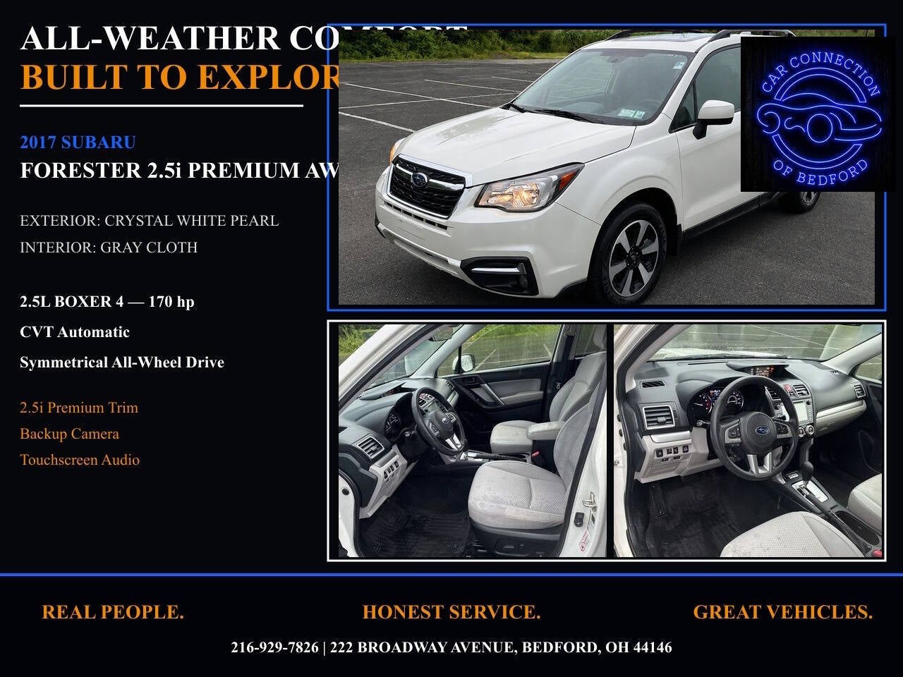 2017 Subaru Forester 2.5i Premium AWD 4dr Wagon CVT