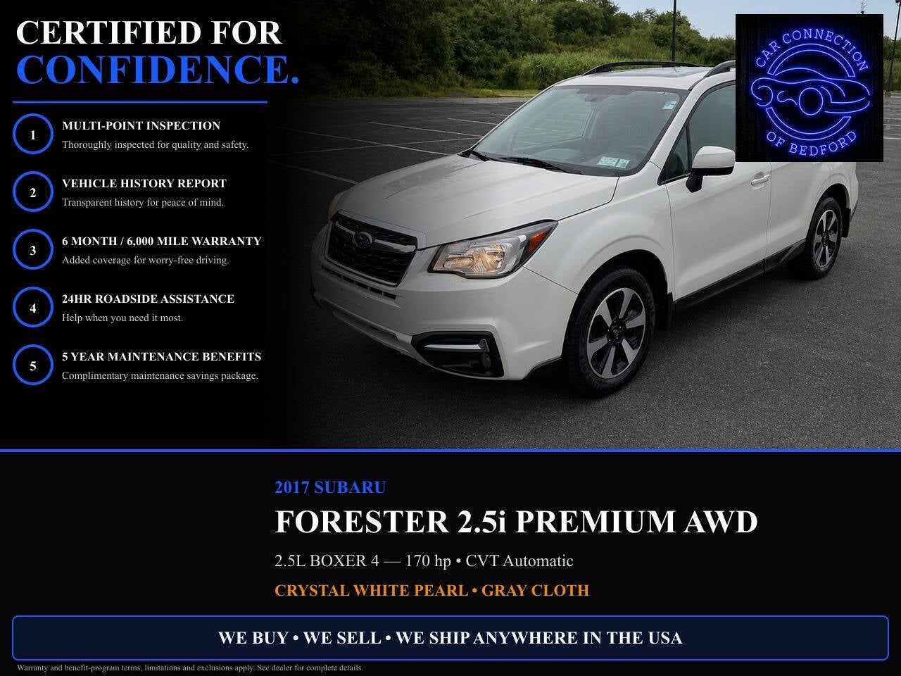 2017 Subaru Forester 2.5i Premium AWD 4dr Wagon CVT