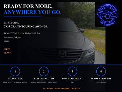 2016 Mazda Mazda CX-5 Grand Touring AWD 4dr SUV