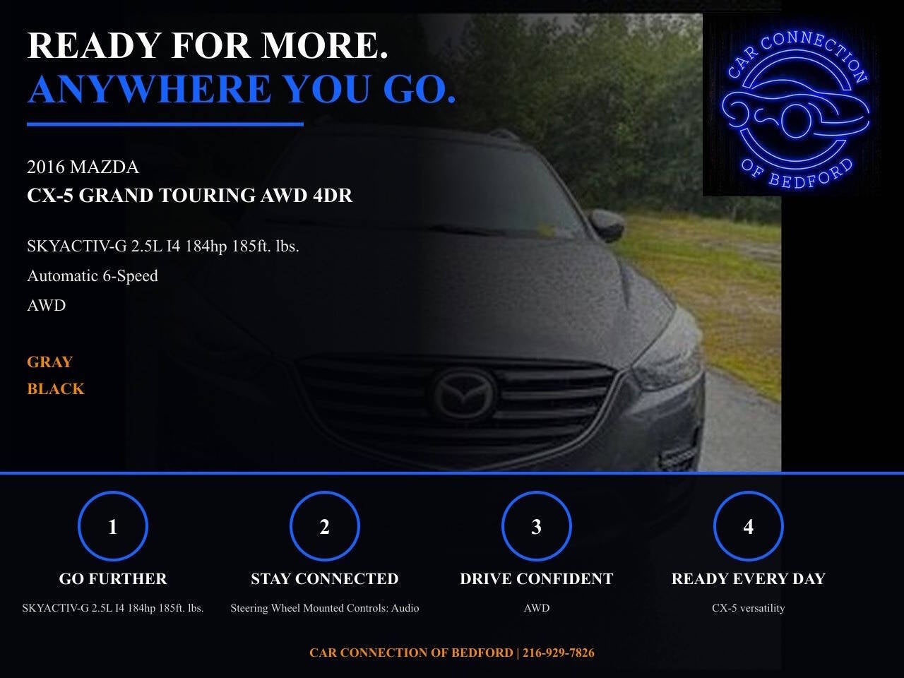 2016 Mazda Mazda CX-5 Grand Touring AWD 4dr SUV