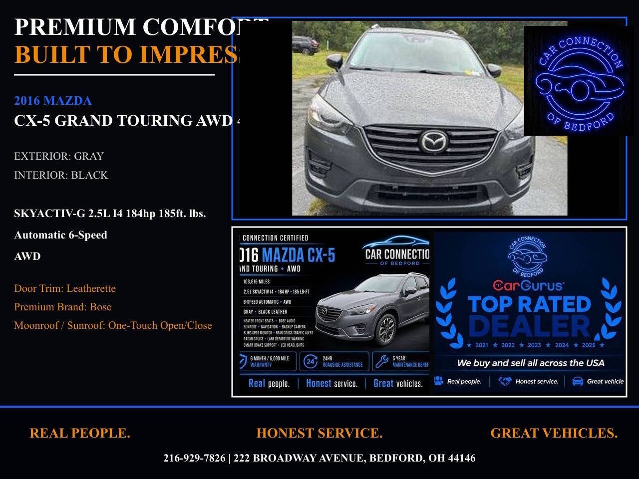 2016 Mazda Mazda CX-5 Grand Touring AWD 4dr SUV
