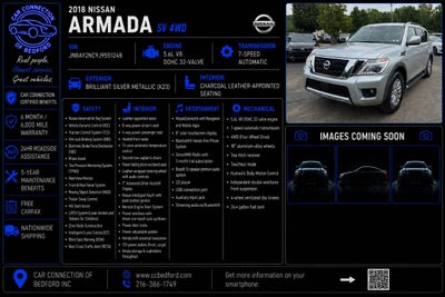 2018 Nissan Armada SV 4x4 4dr SUV