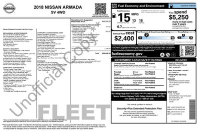 2018 Nissan Armada SV 4x4 4dr SUV