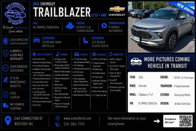 2025 Chevrolet TrailBlazer LT 4x4 4dr SUV