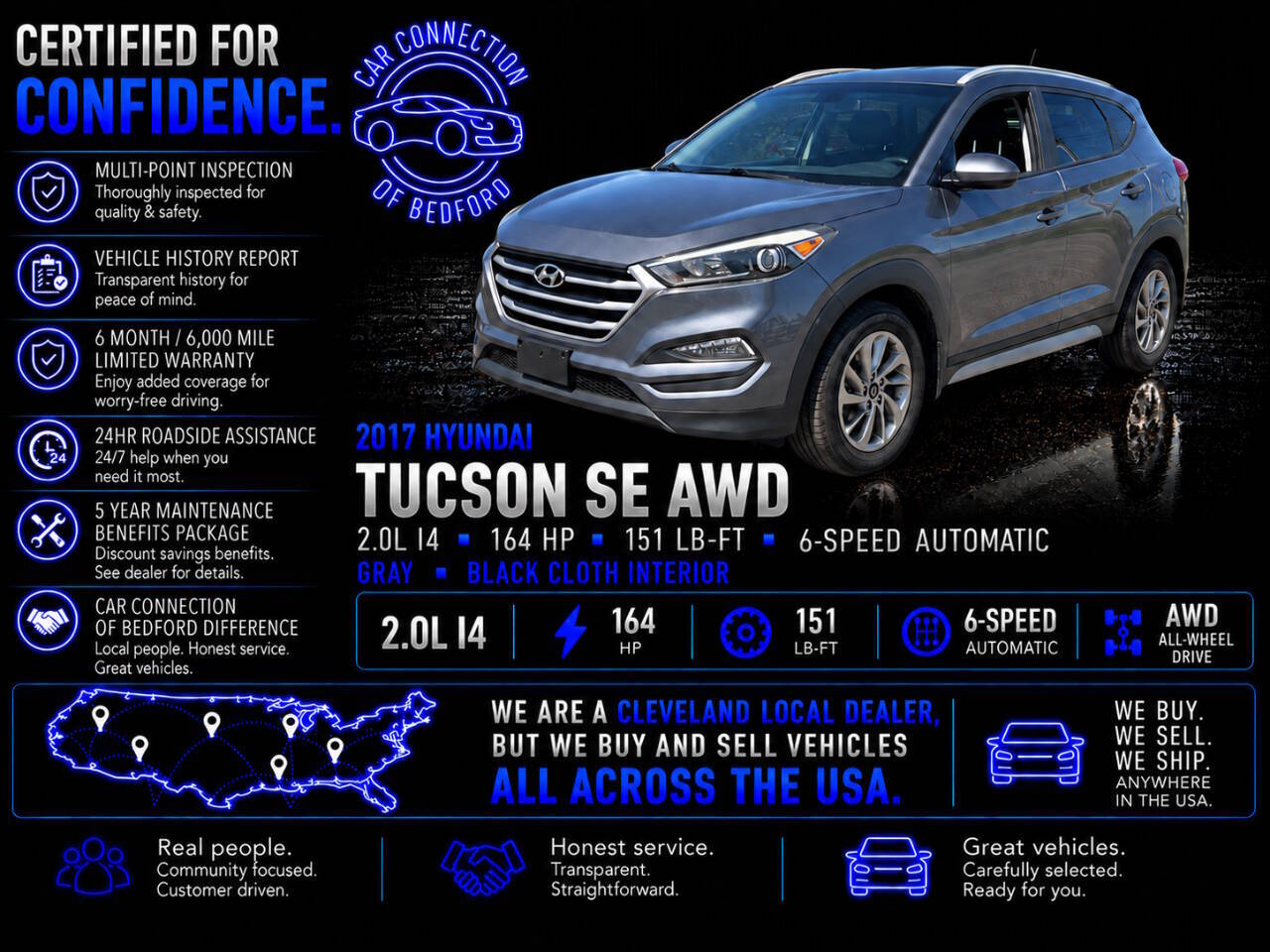 2017 Hyundai Tucson SE AWD 4dr SUV