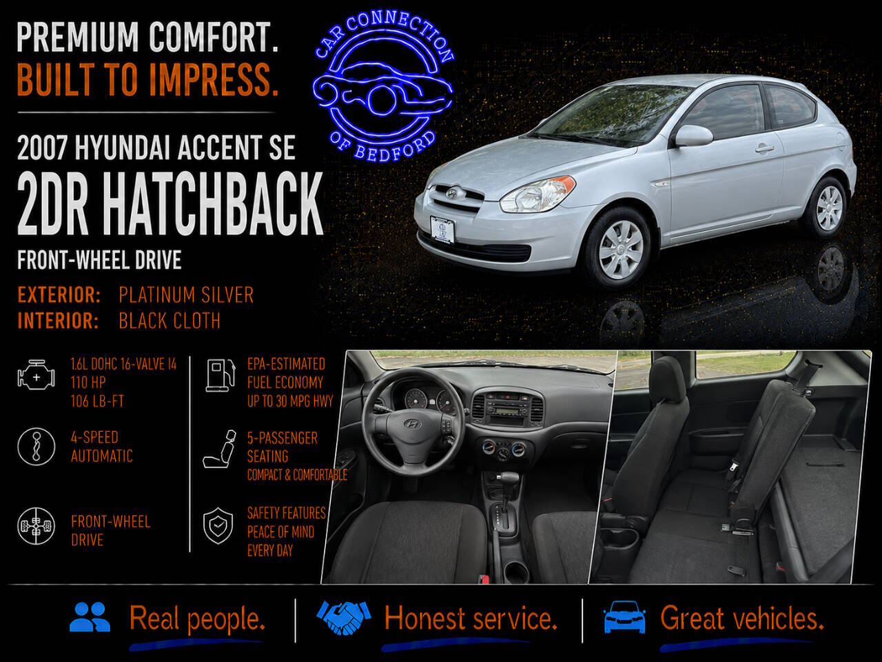 2007 Hyundai Accent SE 2dr Hatchback