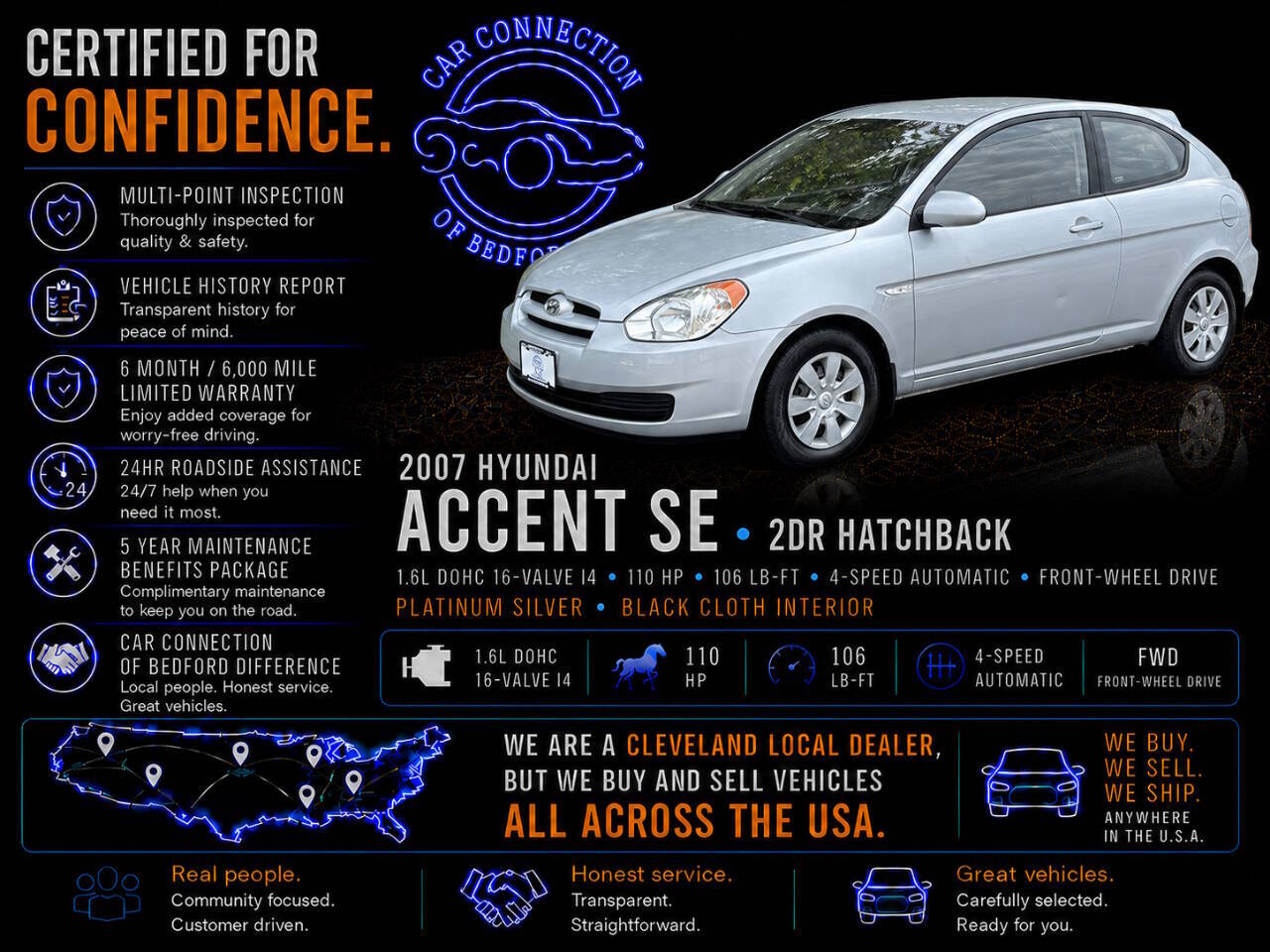 2007 Hyundai Accent SE 2dr Hatchback