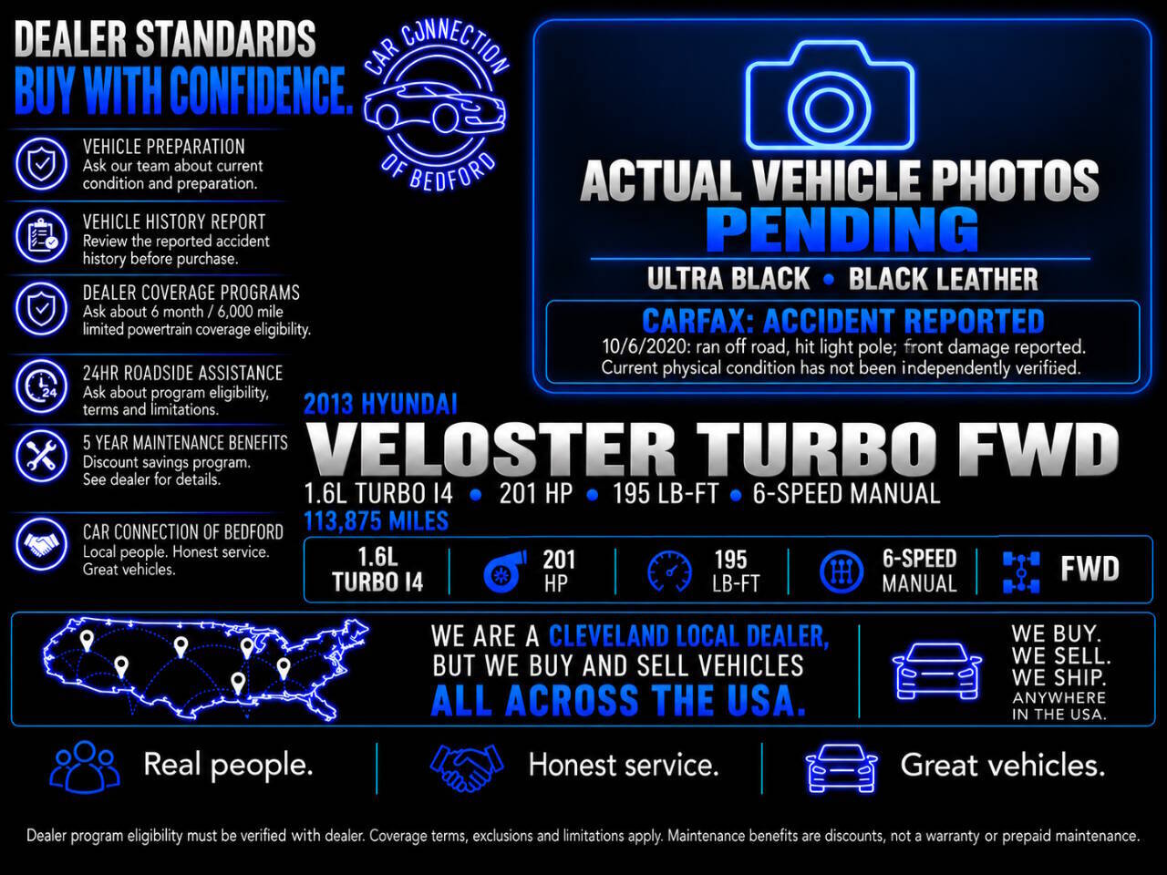 2013 Hyundai Veloster Turbo 3dr Coupe 6M
