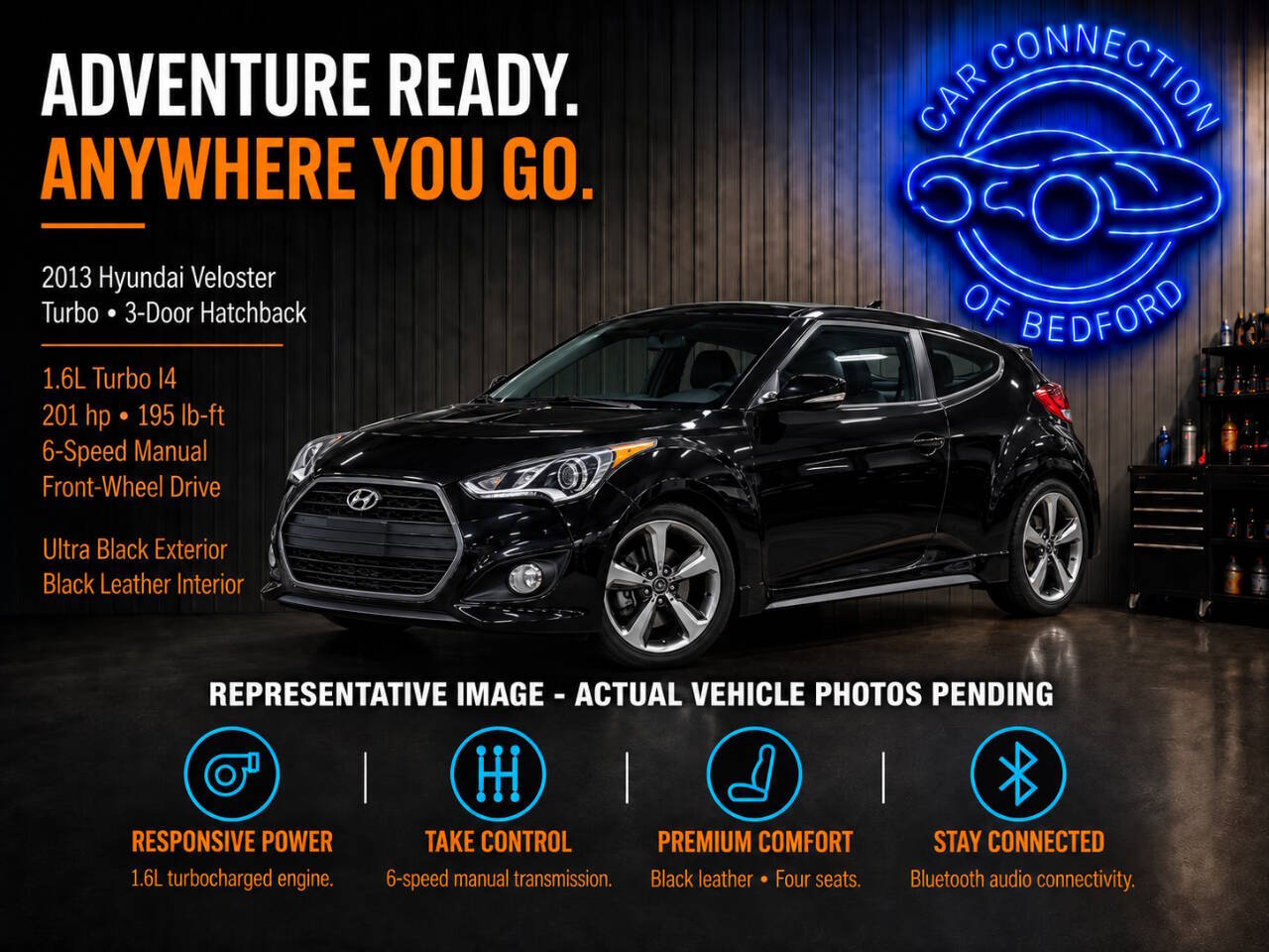 2013 Hyundai Veloster Turbo 3dr Coupe 6M