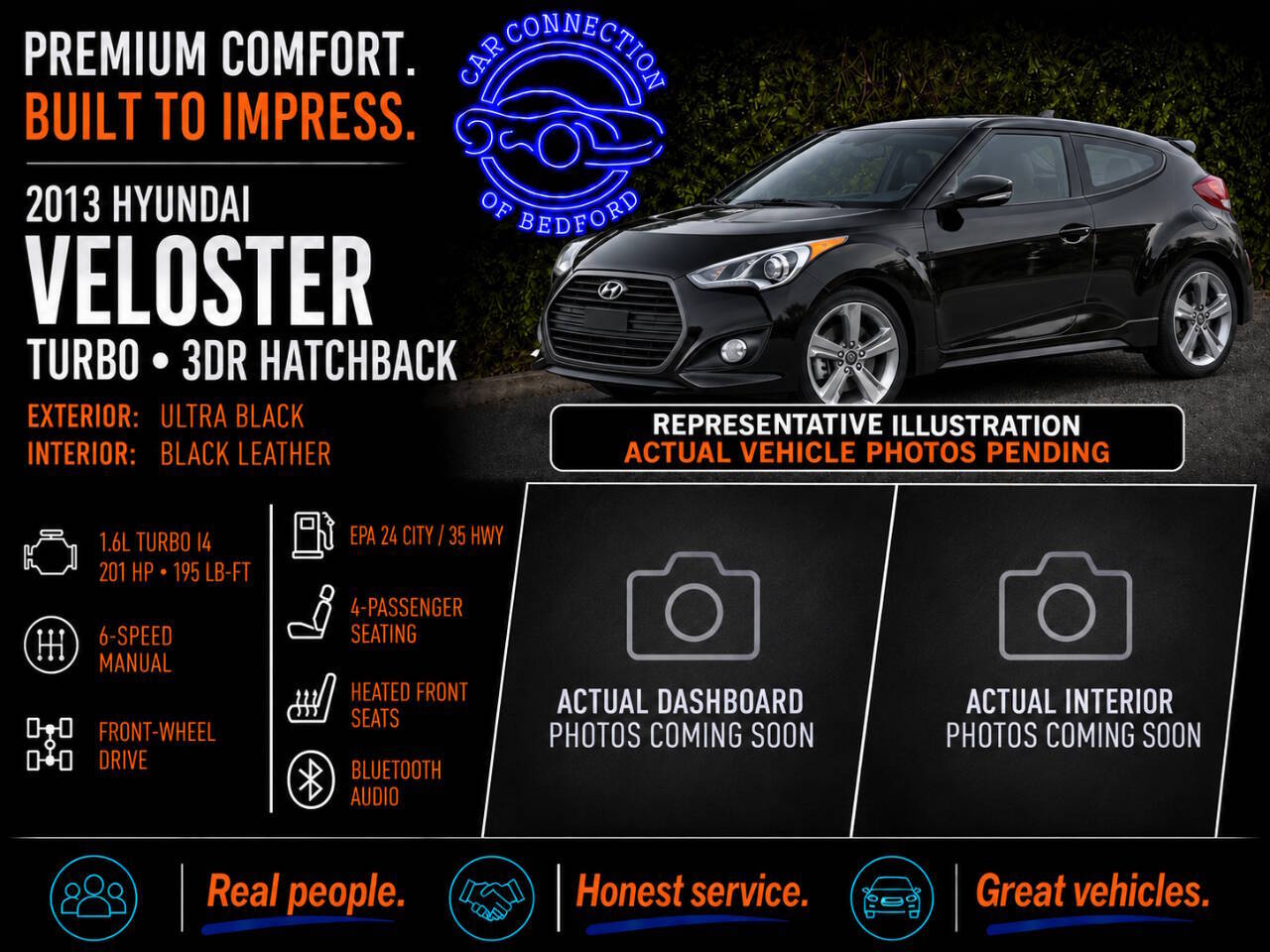 2013 Hyundai Veloster Turbo 3dr Coupe 6M
