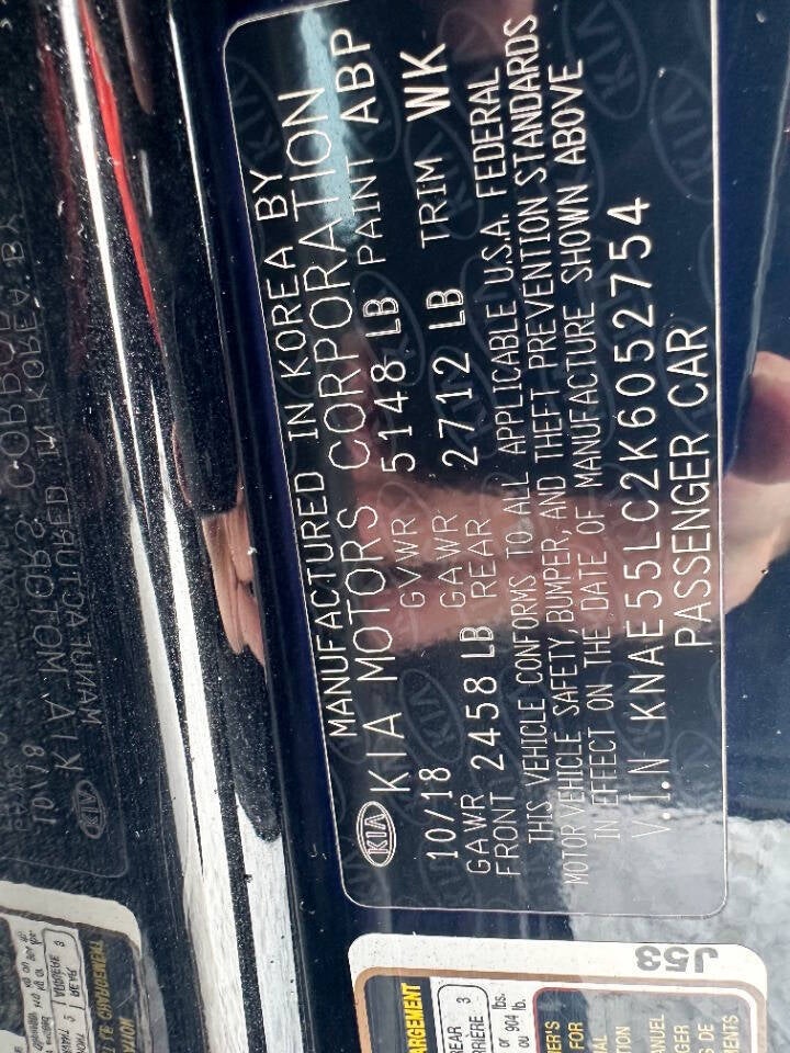 2019 Kia Stinger GT2 AWD 4dr Sedan