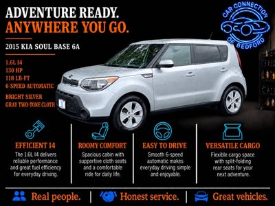 2015 Kia Soul Base 4dr Crossover 6A