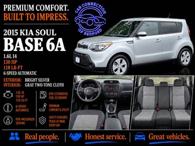 2015 Kia Soul Base 4dr Crossover 6A