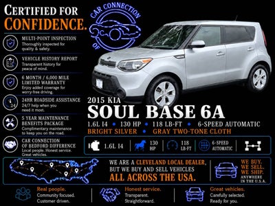 2015 Kia Soul Base 4dr Crossover 6A