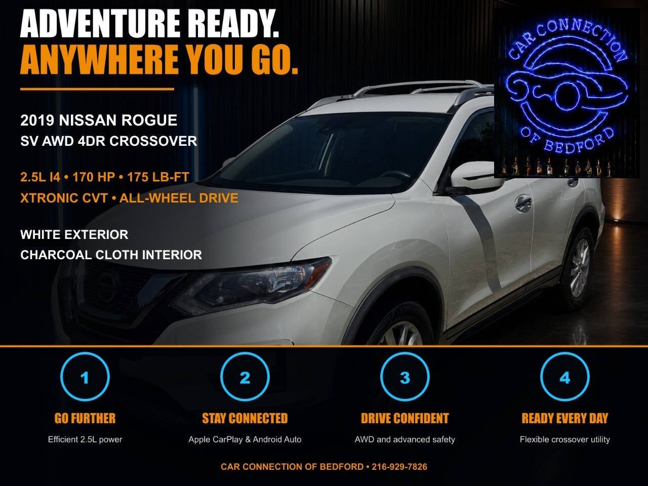 2019 Nissan Rogue SV AWD 4dr Crossover