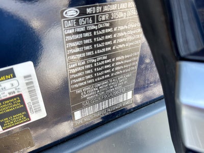 2016 Land Rover Range Rover Supercharged AWD 4dr SUV