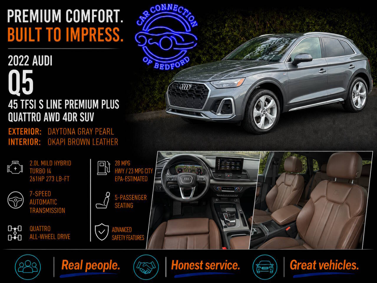 2022 Audi Q5 quattro S line Prem Plus 45 TFSI AWD Premium 4dr SUV