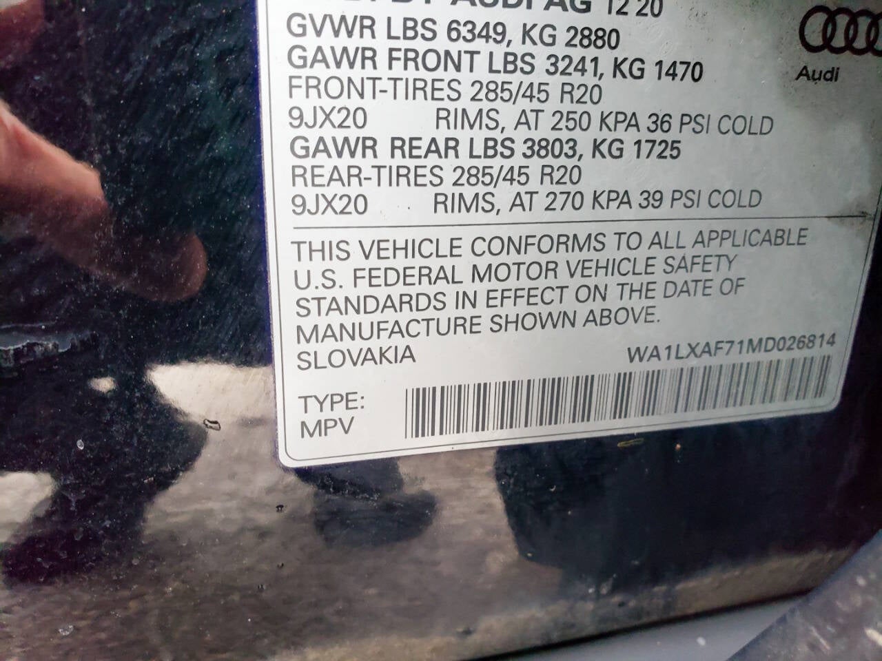 2021 Audi Q7 quattro Premium Plus 55 TFSI AWD 4dr SUV