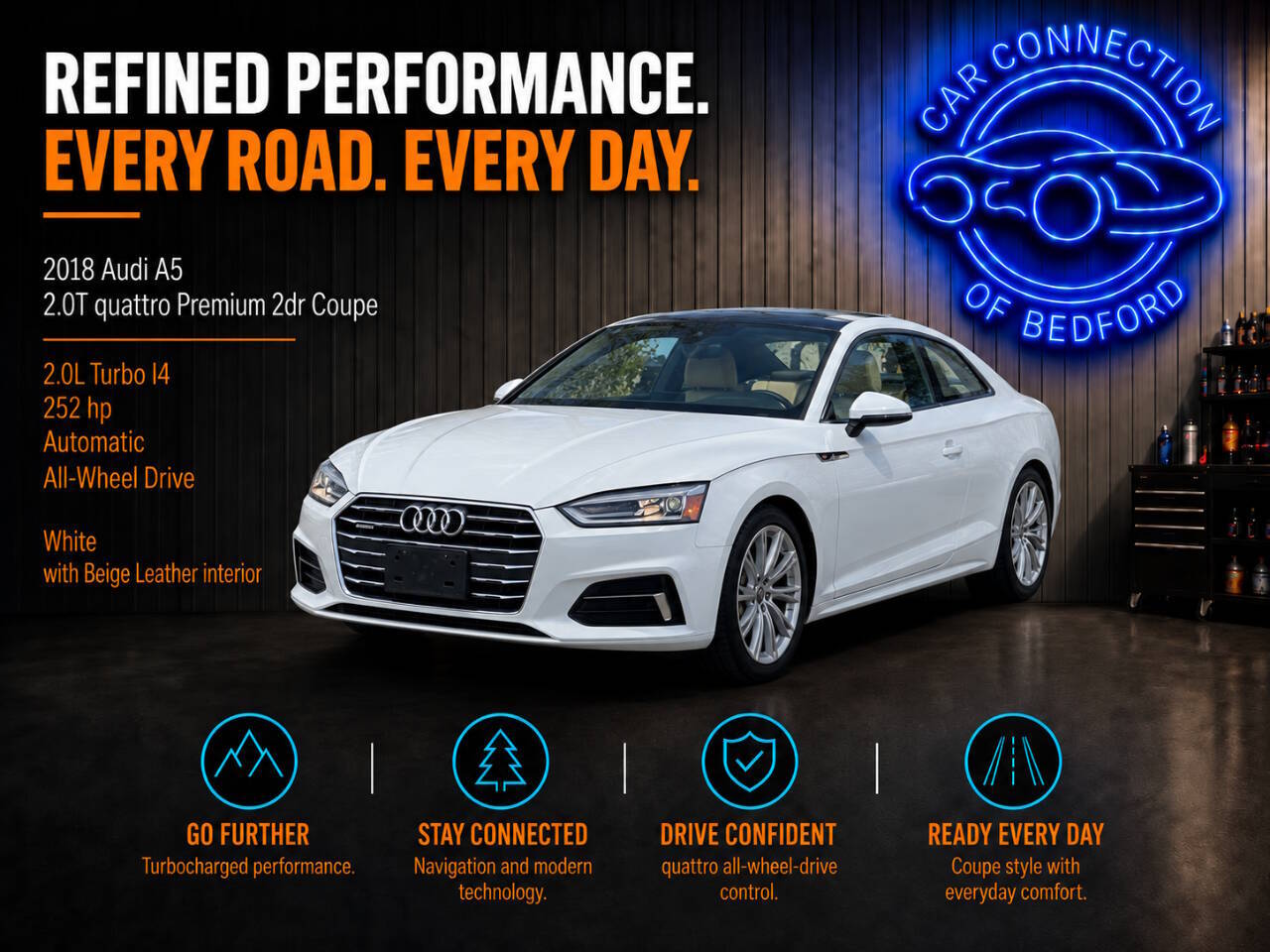 2018 Audi A5 2.0T quattro Premium AWD 2dr Coupe 7A