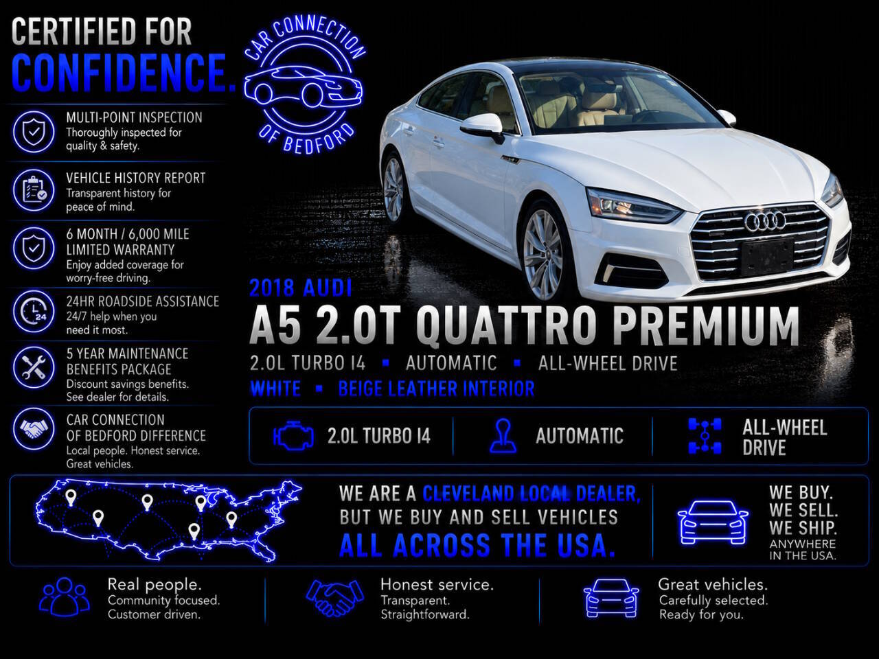 2018 Audi A5 2.0T quattro Premium AWD 2dr Coupe 7A