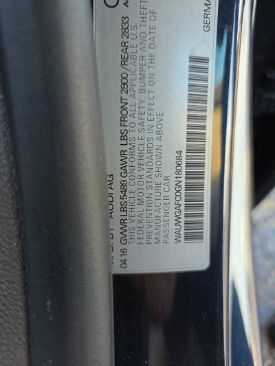 2016 Audi A7 3.0T quattro Premium Plus AWD 4dr Sportback