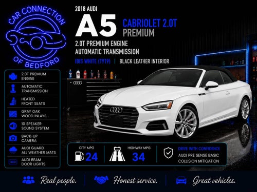 2018 Audi A5 2.0T quattro Premium AWD 2dr Convertible